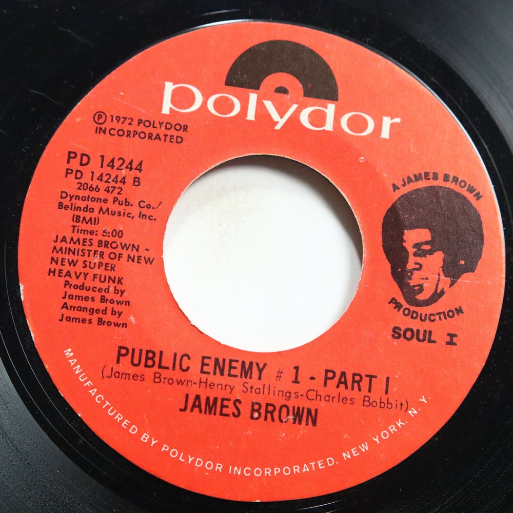 JAMES BROWN - PUBLIC ENEMY #1 / MY THANG - SOUL 45